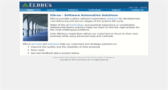 Desktop Screenshot of elbrus.com