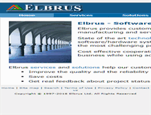 Tablet Screenshot of elbrus.com
